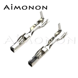 50 Pcs 1.2 MM Tyco Auto Female Loose Crimp Terminal Block Splice Pin For Wire VW Electrical Connector Plug 1452671-1 7-1452668-1