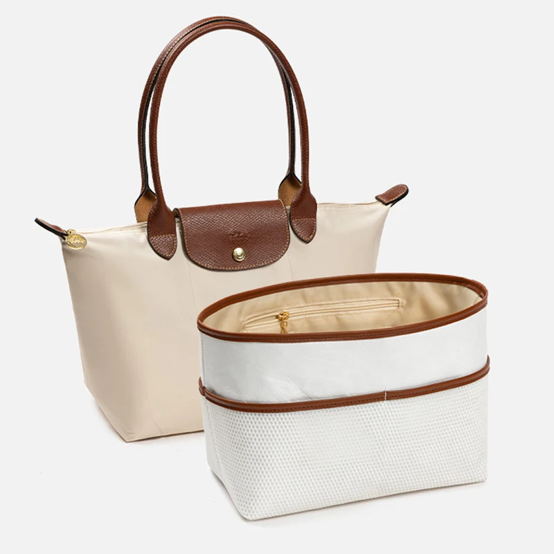 Bag Organizer Insert for Longchamp S/M/L Waterproof Mesh Super Strong Fit Bag Bag Support Handbag Liner Bags Accessories