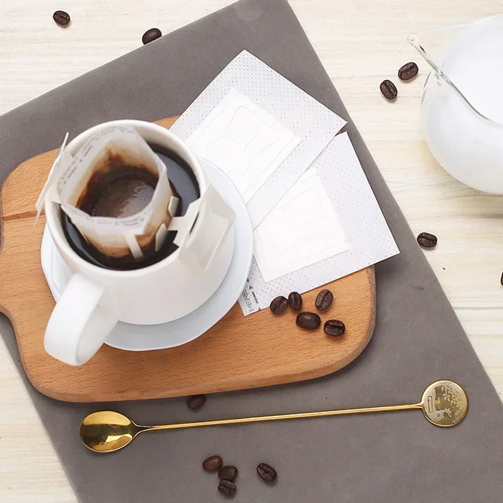 25-500PC of Coffee Utensil Ear-hanging Coffee Filter Bag Hand-brewed Coffee Powder Food-grade Filter Bag Ear-hanging Coffee Bags view 3