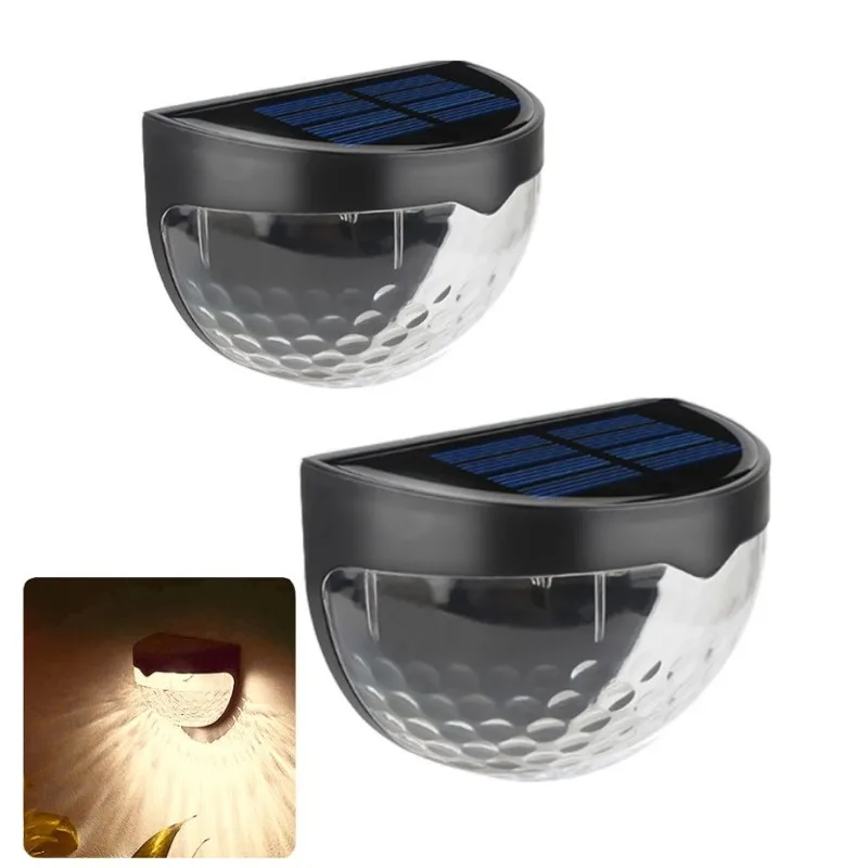 6 STKS Solar Trapverlichting Waterdichte Nachtwandlampen Balkon Tuin voor Buiten Binnenplaats Decoratie Straat Traphek