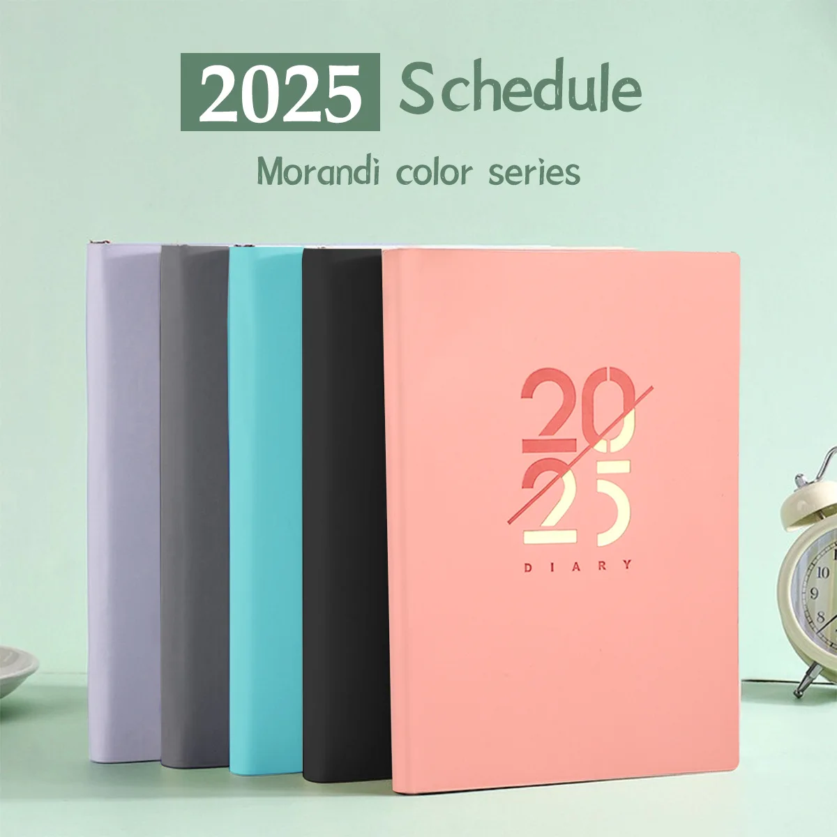 

Spot 2025 English Inner Page Notebook 365 Days Daily Planner Schedule Book daily planner school supplies diary planner