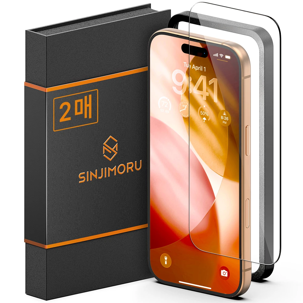 [Shinji Mall] واقي شاشة من الزجاج المقوى لهاتف iPhone 17 Pro 17 Air Mini Plus Pro Max iPhone 16 15 14 13 12 XS Se3 8 7