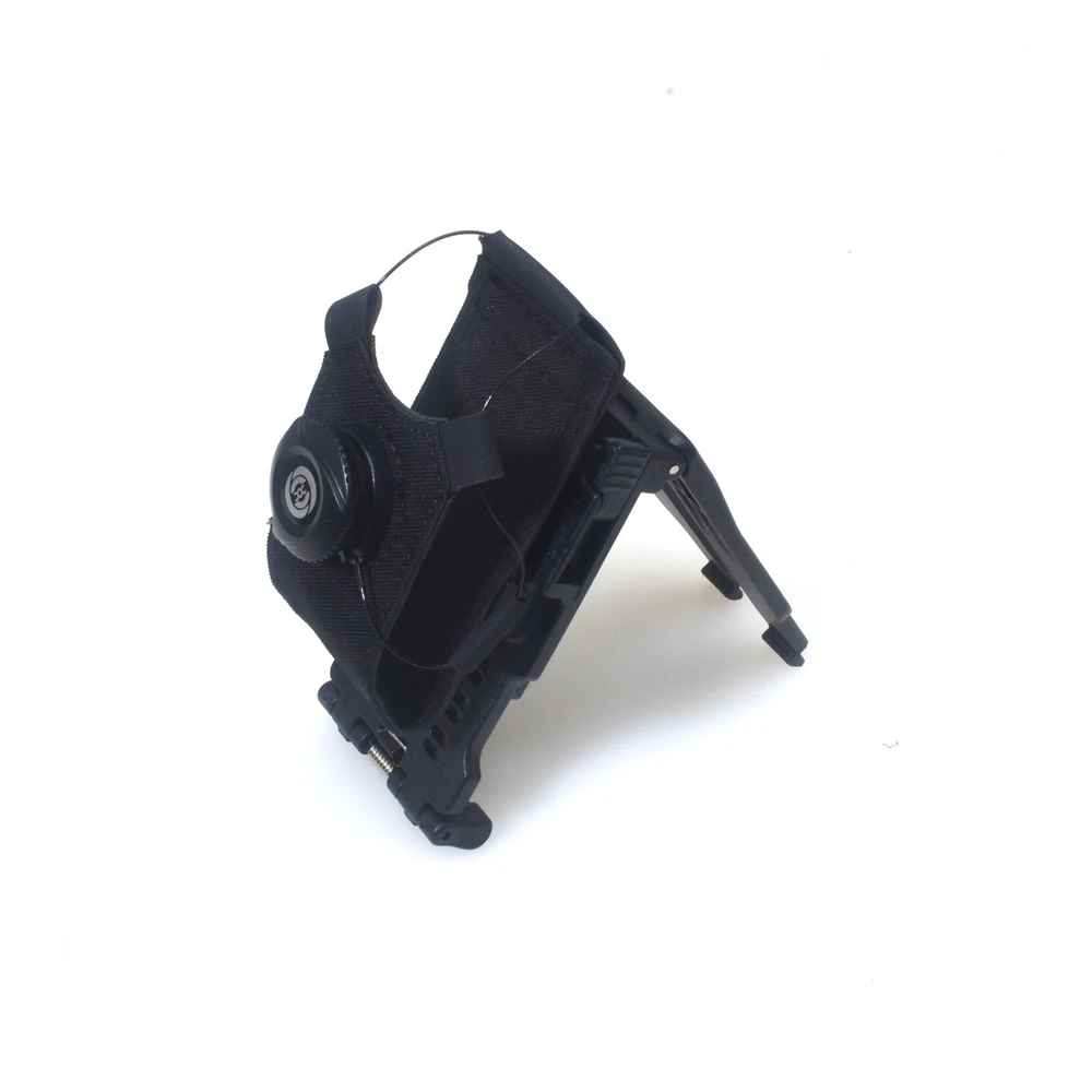 

Universal Quick Release Recorder Case for Tactical Use - Anti-Shake Protective Holster with MOLLE Clip, Fits Waist Belt and Vest