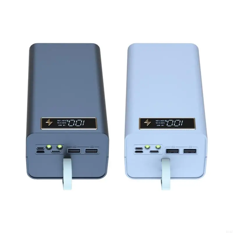 918C T21 DIY USB Mobile Power for Shell with Lights Wireless Charging for Case Battery Box USB Digital Display 5v-2.1