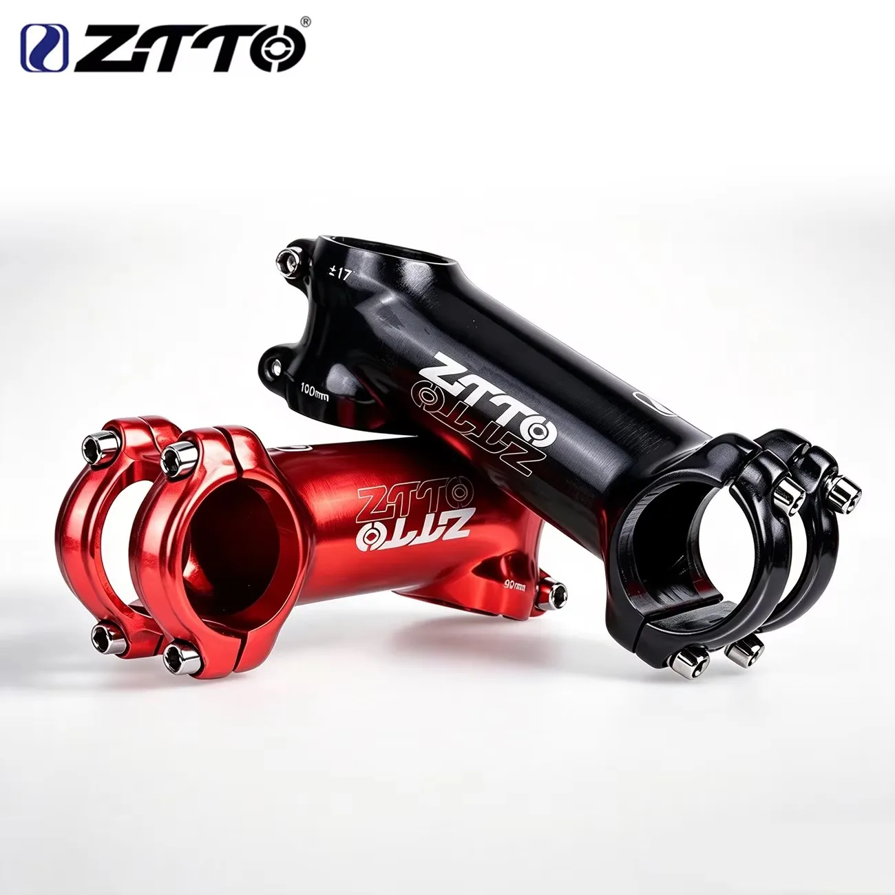 ZTTO 17 Degree 35 Degree 70mm 90mm 110mm Stem High-Strength CNC Stem Polished Stem For XC AM 31.8mm Handlebar