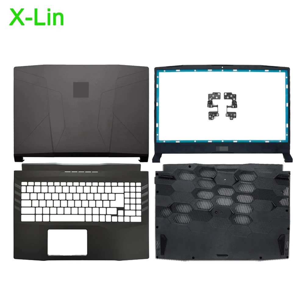 For MSI GL66 MS-1581 1582 1583 laptop Screen back case LCD top cover frame bezel palm rest bottom shell upper lower hinge