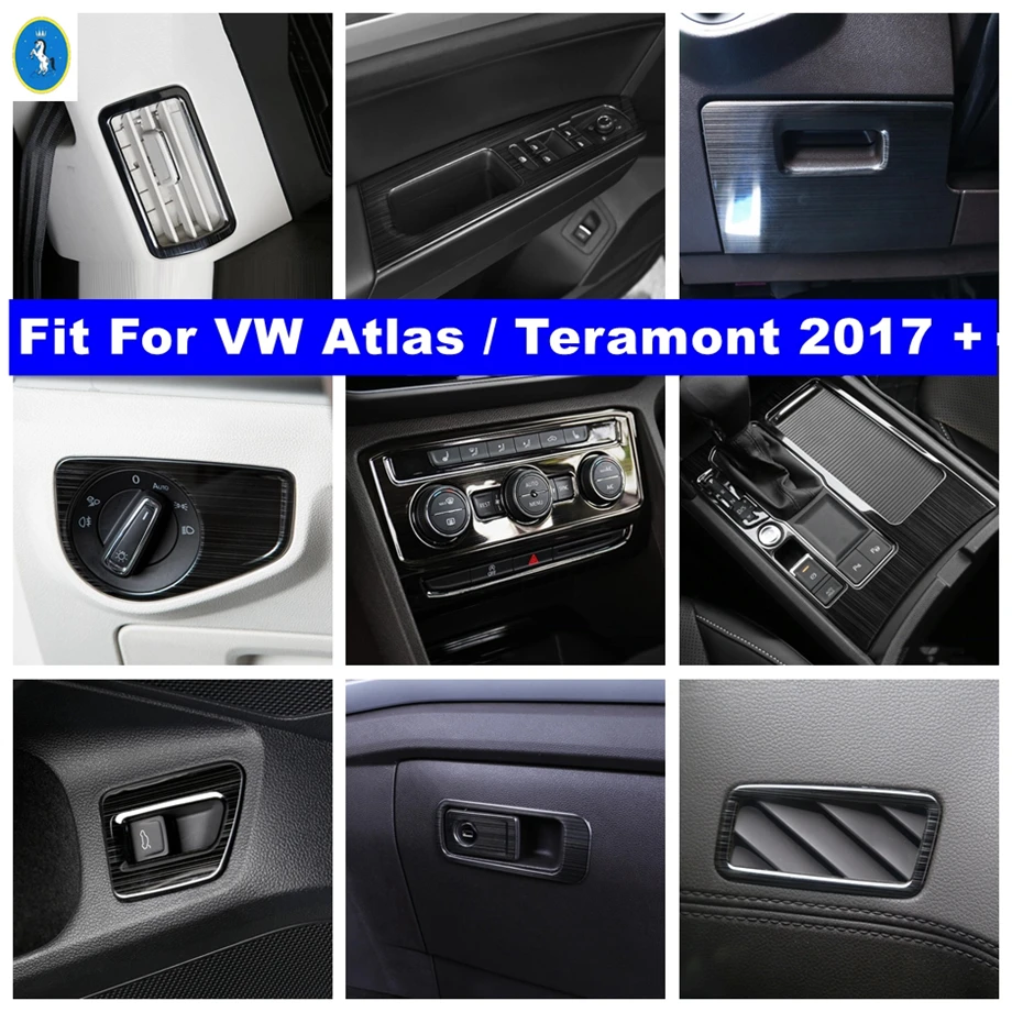 

Car Accessories Air / Window Lift Button / Gear / Lights Control Panel Cover Trim For VW Volkswagen Atlas / Teramont 2017 - 2020