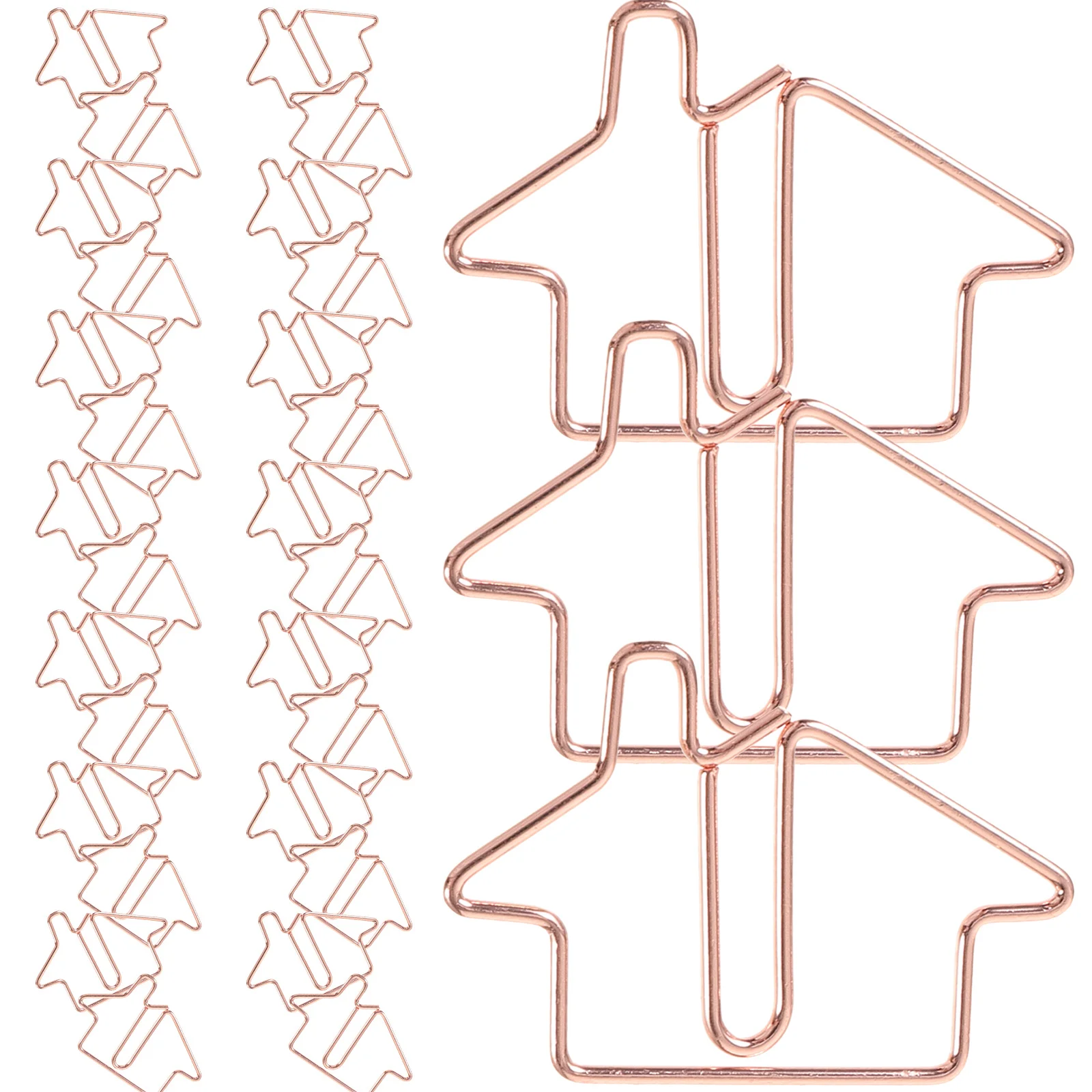 

50Pcs Metal Paper Clips Small Creative Decorative Clips for Office Document Photos Notes Small Paperclips Decorative Paperclips