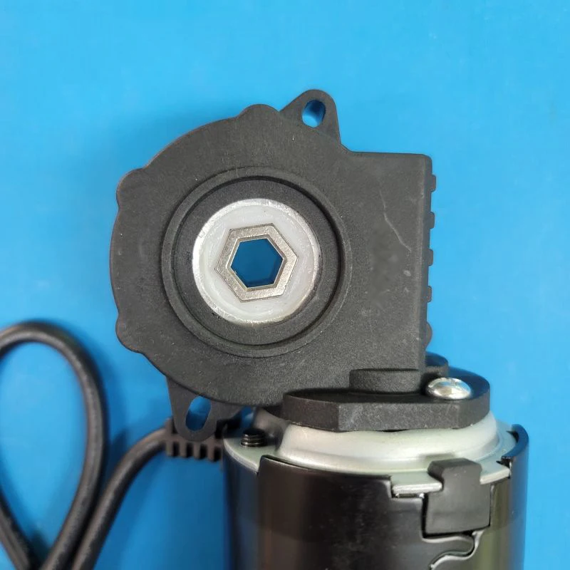 Motor de asiento de elevación eléctrica de 24V CC, silla de masaje, varilla de empuje, motor de desaceleración, carga de 50KG de velocidad, 95RPM, agujero hexagonal de 8MM