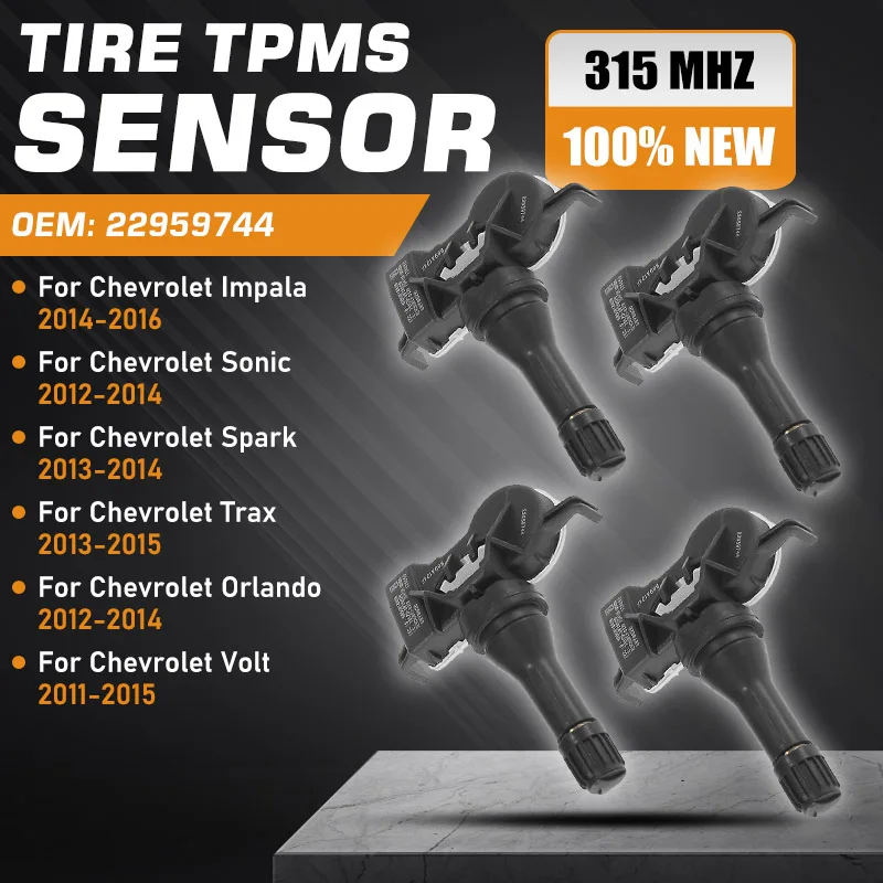 

Car Tire Pressure Sensor For Chevrolet Impala 2014-2016 Chevrolet Sonic 2012-2014 Chevrolet Spark Chevrolet Trax 2013-2015 TPMS