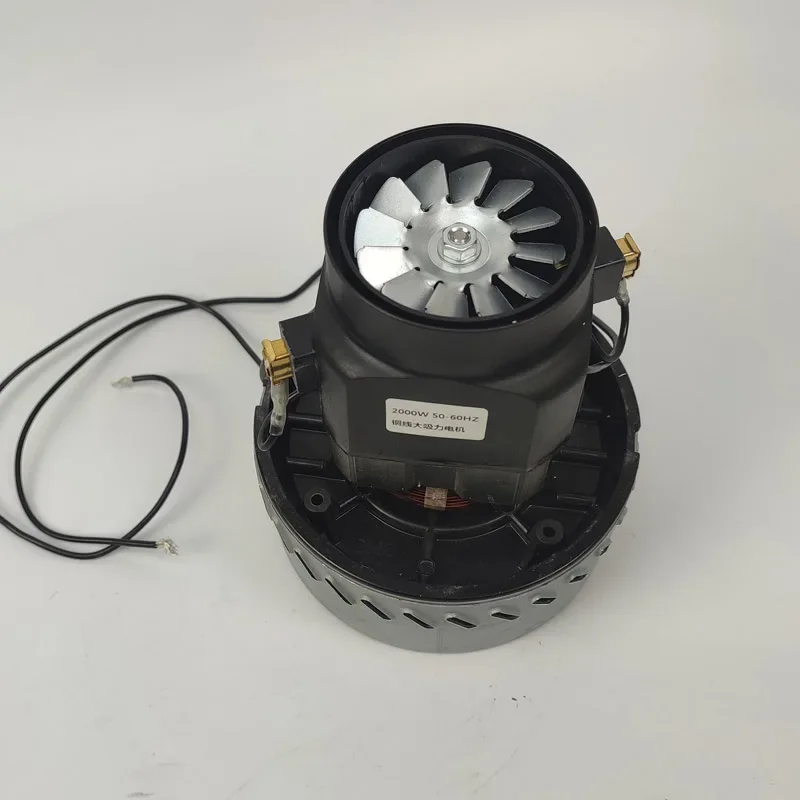 220V 2000W Industrial Vacuum Cleaner Motor Large Power Copper Wire Vacuum Cleaner Parts Wet Dry Suction Fan Motor Accessories