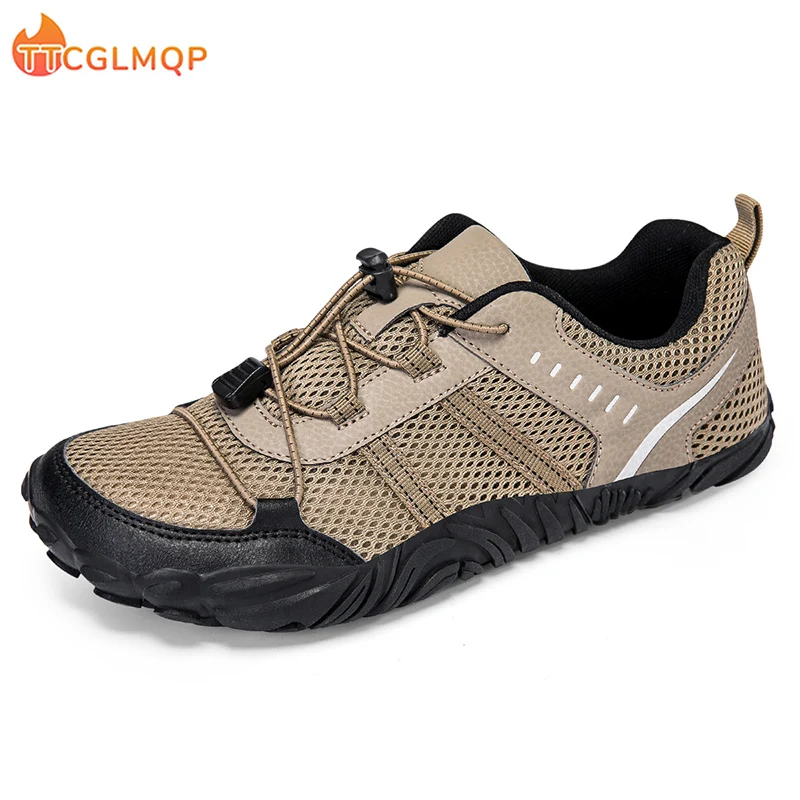 New Unisex Wider Shoes Breathable Mesh Men Barefoot Wide-toed Shoes Brand Flats Soft Zero Drop Sole Wider Toe Sneakes Large Size