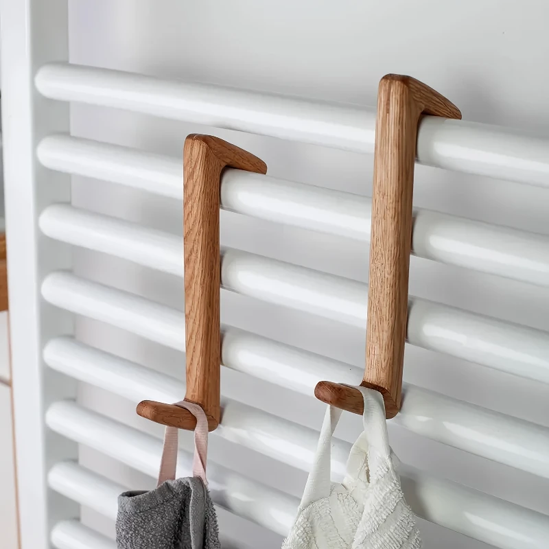 Natural Solid Wood Door Handles Nordic Simple Log Pulls For Wardrobe Shoe Cabinet Wooden Decor Hooks