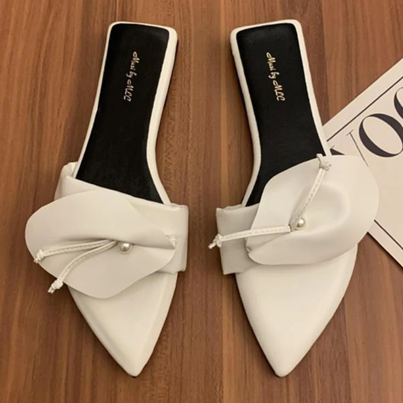 

Flower Designer Flat Slippers Women Summer New Open Toe Non-slip Slides Female Comfort Fashion Casual Beach Sandals Ladies