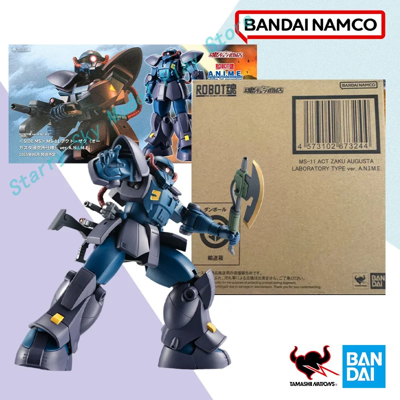 في صدمة بانداي الروبوت MS-11 ACT ZAKU أغسطس LAVORATORY TYPE أنيمي كامل عمل التجمع نموذج لجسم الصندوق الأصلي لعبة هدية