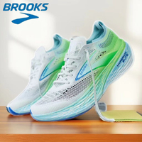 【Original Super Deal】BROOKS Hyperion Elite Tornado 4 PB Racing Shoes DNA Gold PEBA SpeedVault Carbon Plate Lightweight