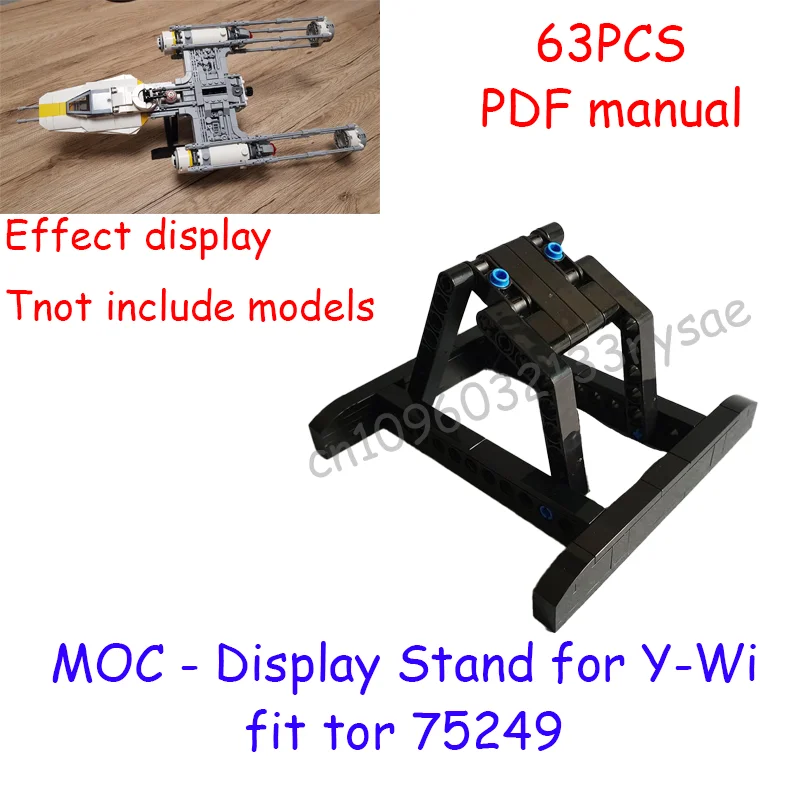 MOC Display Stand geschikt voor 75105 75155 75156 75192 75212 75243 75244 75249 75256 75257 75273 75292 75300 75301 Model Speelgoed Tonen