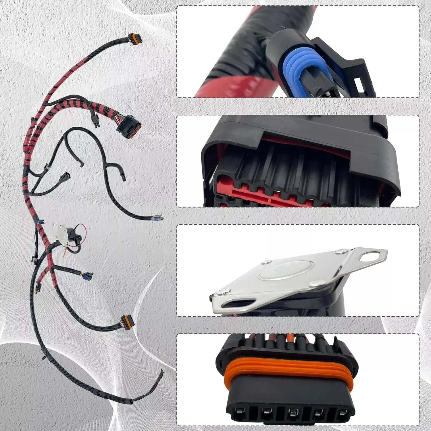 Engine Wiring Harness F6TZ9A451F For Ford Powerstroke F250 F350 F450 7.3L 1994-1996 DIESEL Direct Injected Turbo Diesel Engine﻿