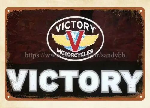 1e,metal advertising plaques VICTORY MOTORCYCLE metal tin sign