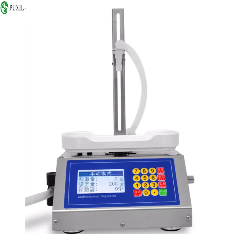 

10ml-3000ml Electronic Automatic Quantitative Weighing Diaphragm Pump Filling Machine Weighing Liquid Filling Water, Oil, Wine J