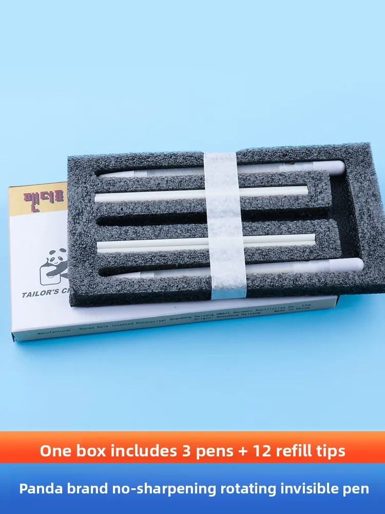 قلم طباشير غير مرئي عالي الحرارة من ماركة فانيسينج باندا، أداة رسم خطوط دوارة بدون شحذ، مثالية للخياطة المنزلية والأعمال اليد... #3