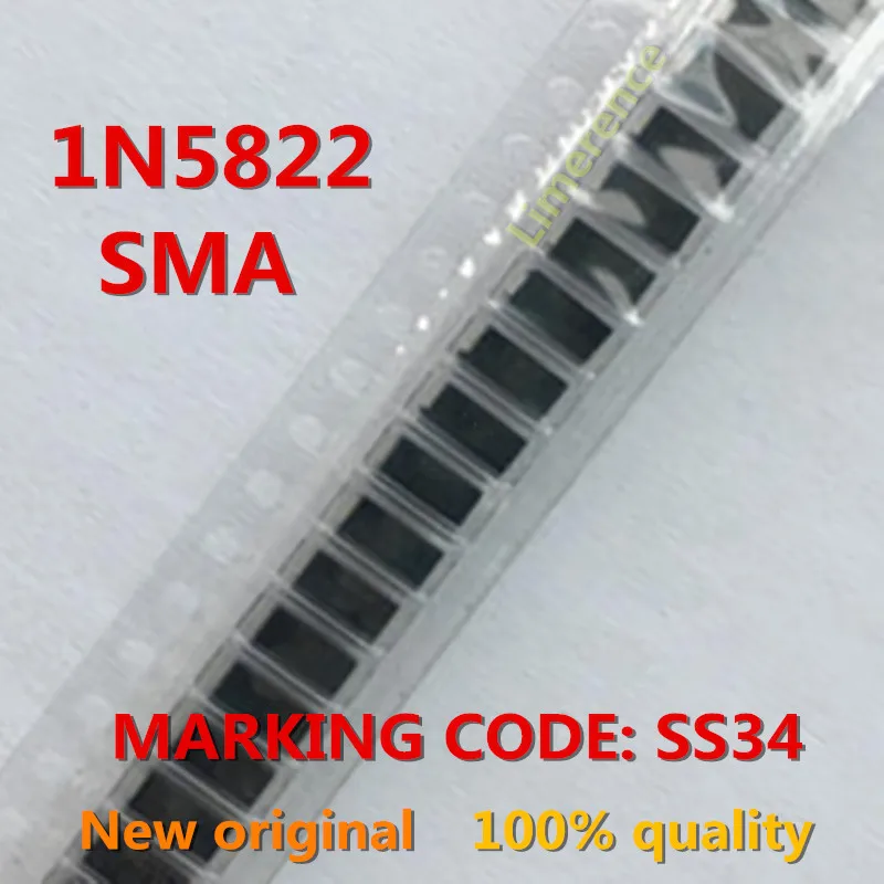 100PCS 1N5822 SMA MARKING CODE: SS34-