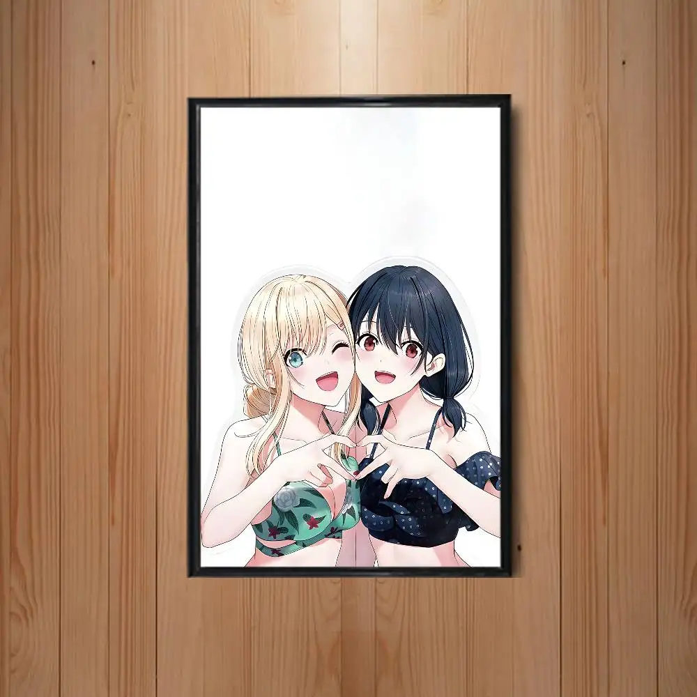 Umi Asanagi I Made Friend with Poster Prints Wall Art Painting Picture Gift Living Room Bar Restaurant Dec Sticker Large