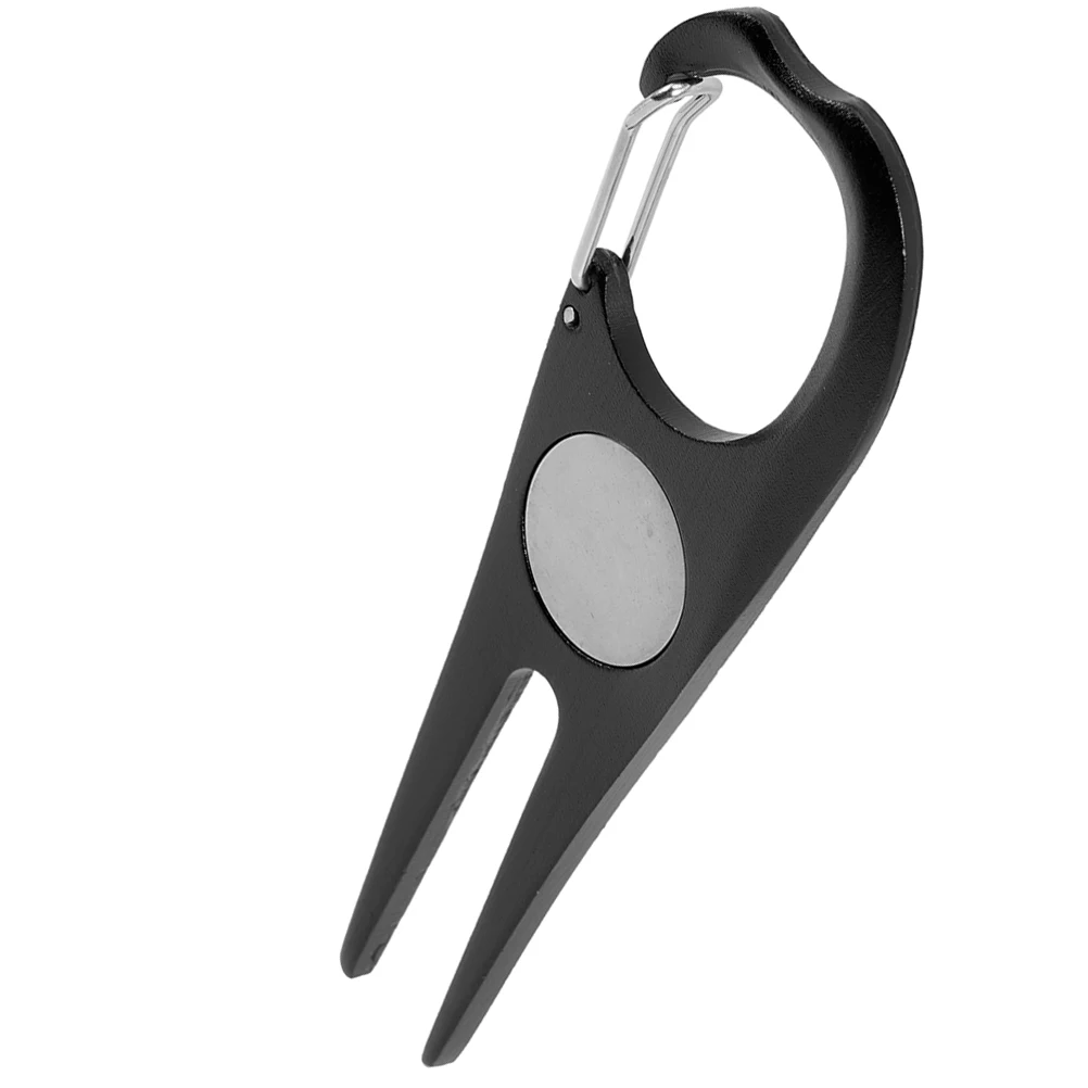 

Golf Divot Repair Tools with Black Blue Aluminum Alloy Stainless Steel Portable Grass Fork for Outdoor Sports