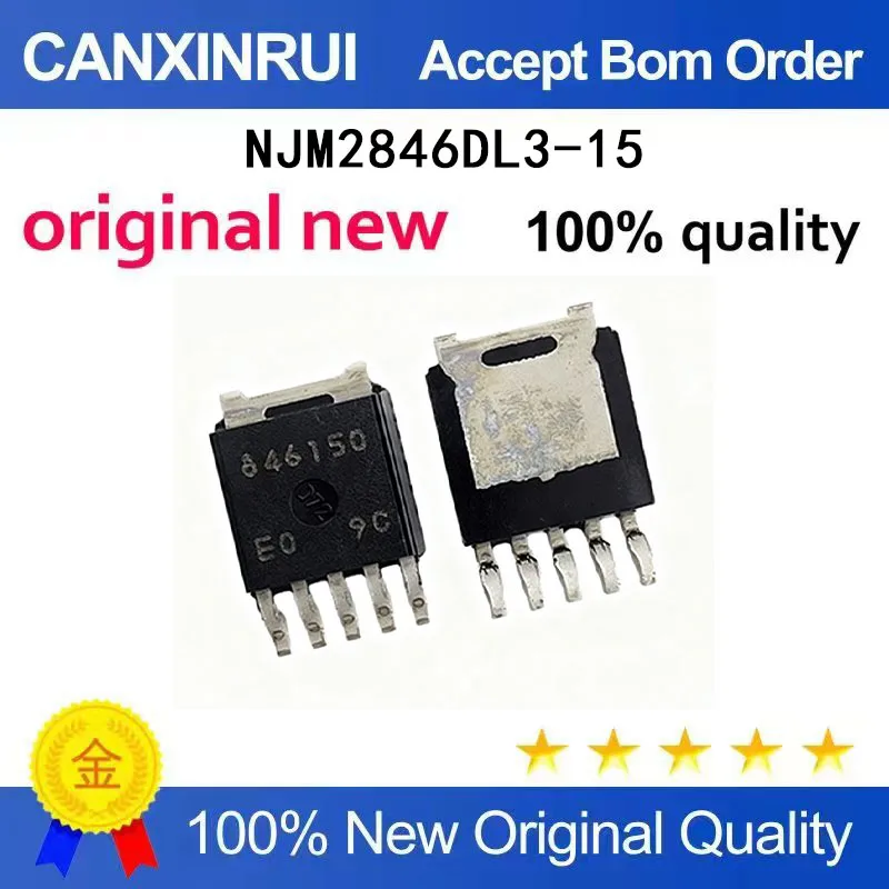 

(5 Pieces) NJM28466DL3-15 silk screen 846150 TO-252 NJM2856DL3-15 856150 chip IC