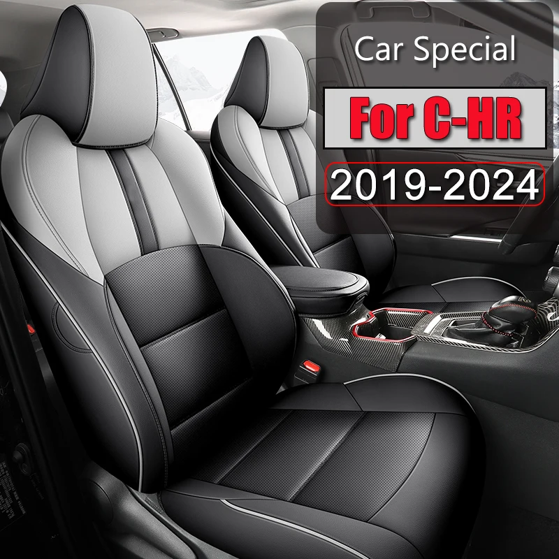 Upgrade Car Seat Cover For Toyota CHR 2019-2024 Luxury Interior Protecting Seat Cushion Leather Easy Maintenance Accessories