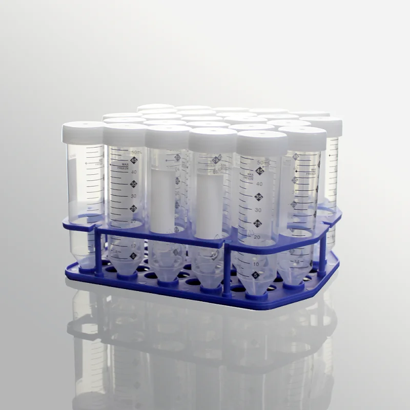 

LABSELECT Sterilized centrifuge tube, With plastic rack, 50ml Centrifuge tube, Free of heavy metals, 25 pieces/pack, CT-012-50MF