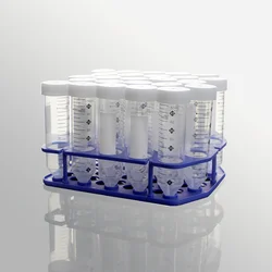 LABSELECT Sterilized centrifuge tube, With plastic rack, 50ml Centrifuge tube, Free of heavy metals, 25 pieces/pack, CT-012-50MF