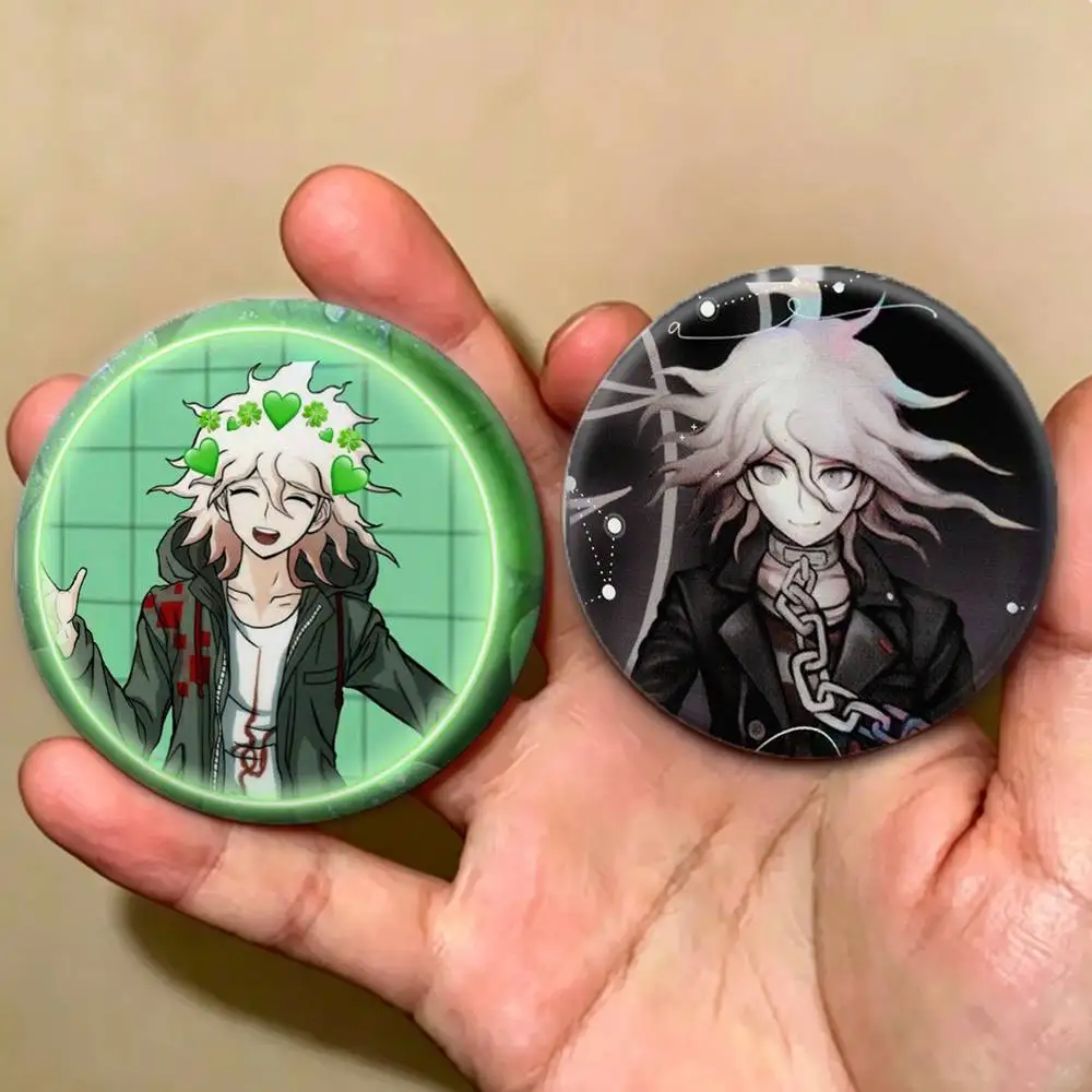 Danganronpa 2 Nagito K-Komaeda Badges Creative Tinplate Button PinsBrooch Badge Clothes Backpack