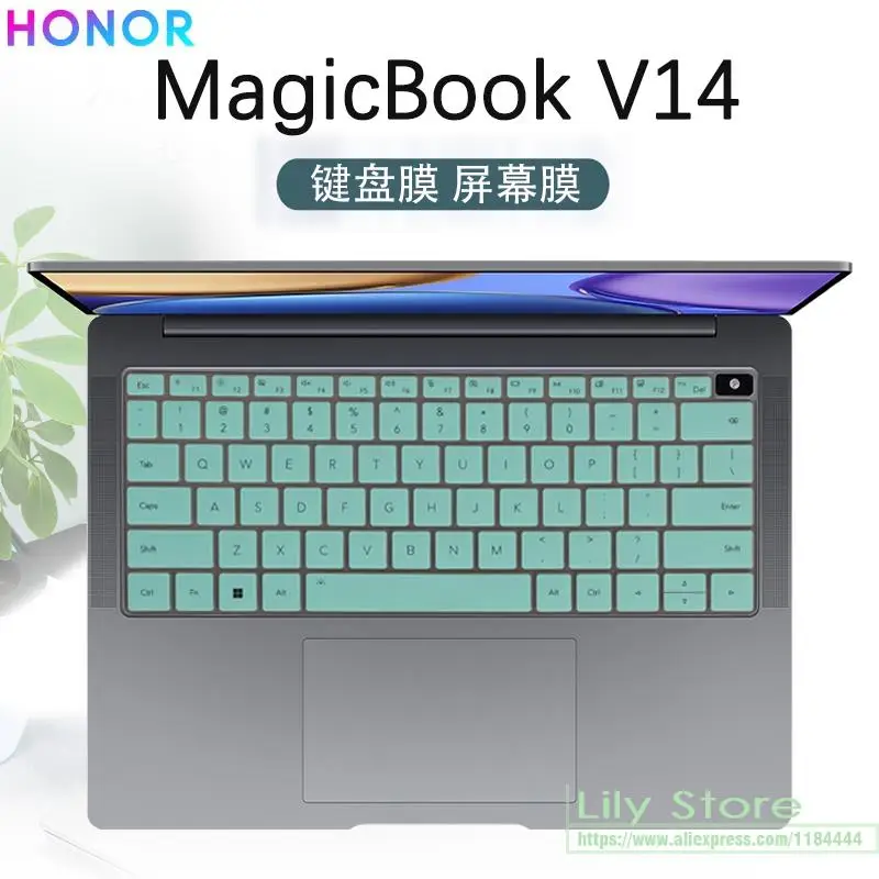 

Силиконовый чехол для клавиатуры ноутбука HONOR MagicBook V14 2021 V 14 14 2022 14 дюймов