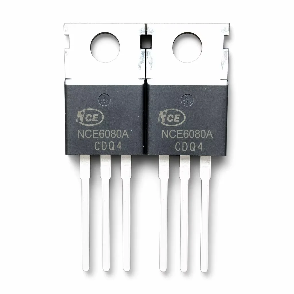 (10 pcs) NCE6080A TO-220 6080A - N-Channel MOSFET 60V 80A 110W