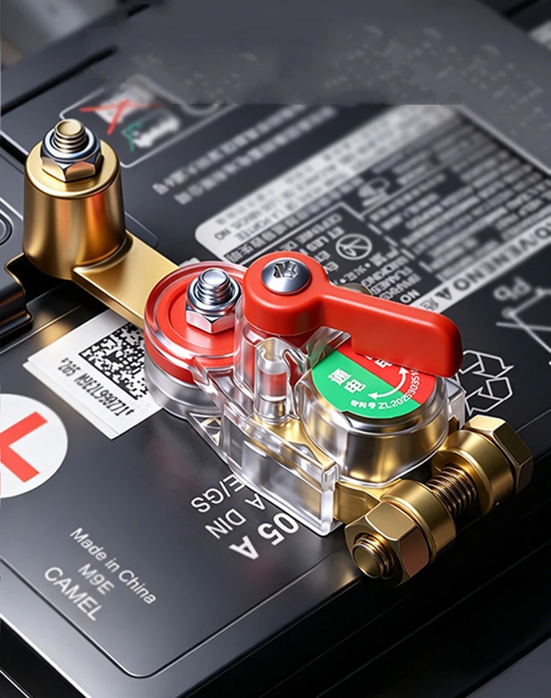Manueller Drehbarer Batterietrennschalter, Einstellbarer Hochleistungs-Trennschalter 12V-24V für Auto, LKW, Boot – Detail 1