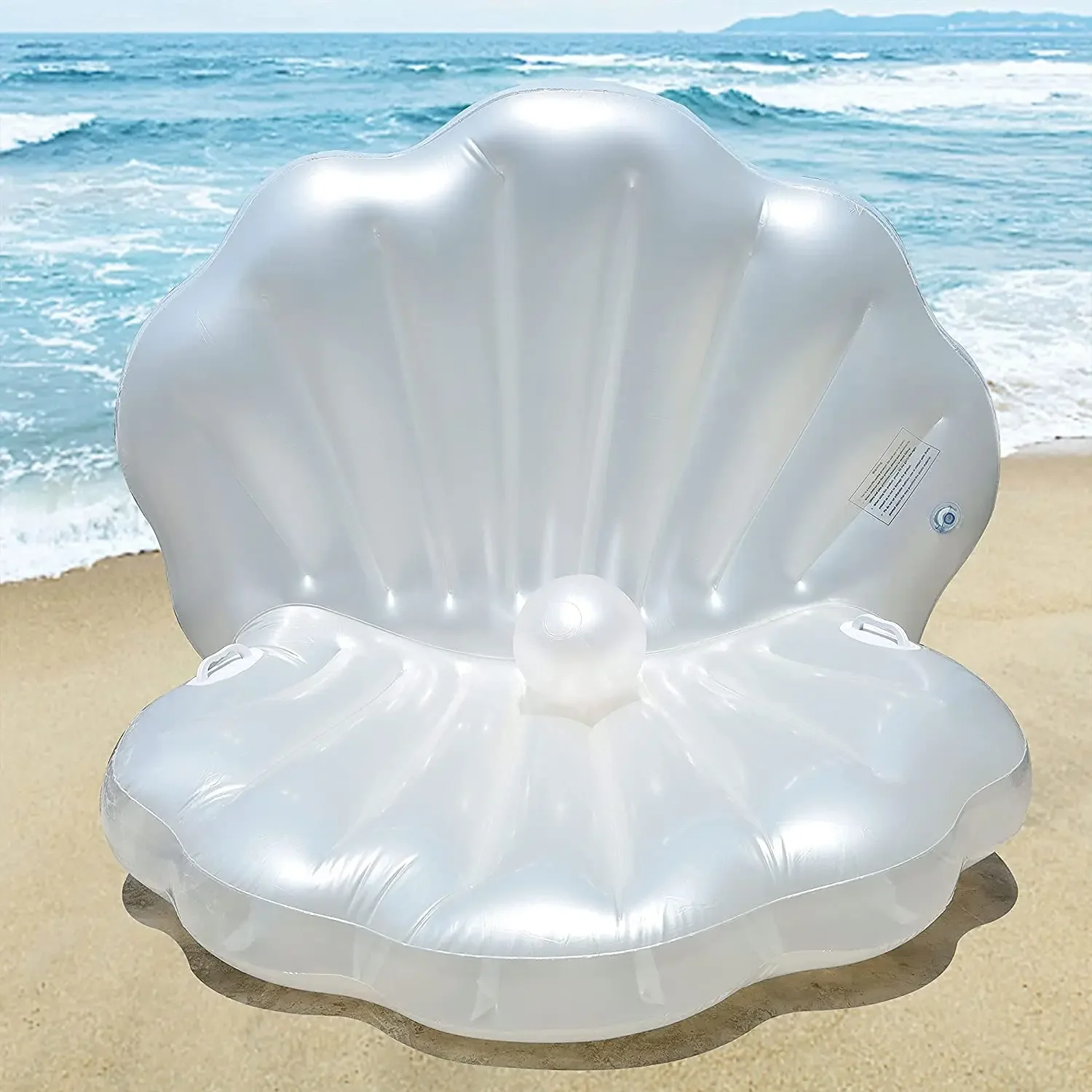 Inflatable Shell Chair water park equipment beach mattress Inflatable Shell Pool Float