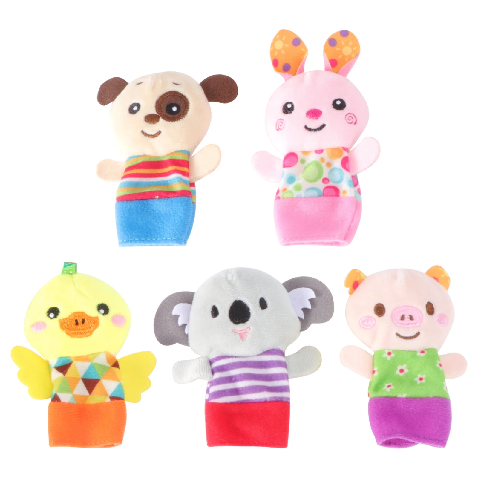 

5pcs Adorable Finger Puppets Sets Creative Cartoon Animals Finger Puppets Finger Dolls Toy for Children Story Time Playtime