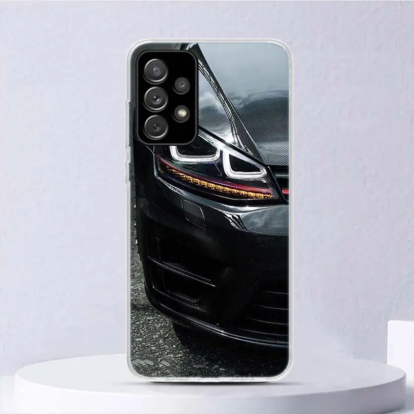 Sport Car Golf R 7 Soft Case For Samsung Galaxy A15 A14 A13 A12 A55 A54 A53 A52 Phone Cover A35 A32 A33 A25 A23 A22 A05S A04S Ga