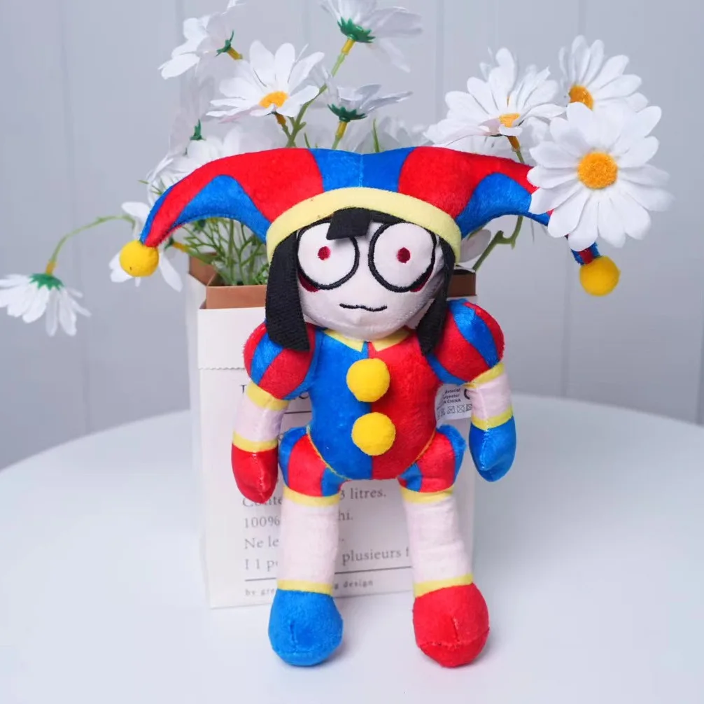 The Amazing Digital Circus Plush Clown Toy Anime Cartoon Doll Pomni Plush Dolls Jax Soft Stuffed Toys Cute  Gifts Wholesale