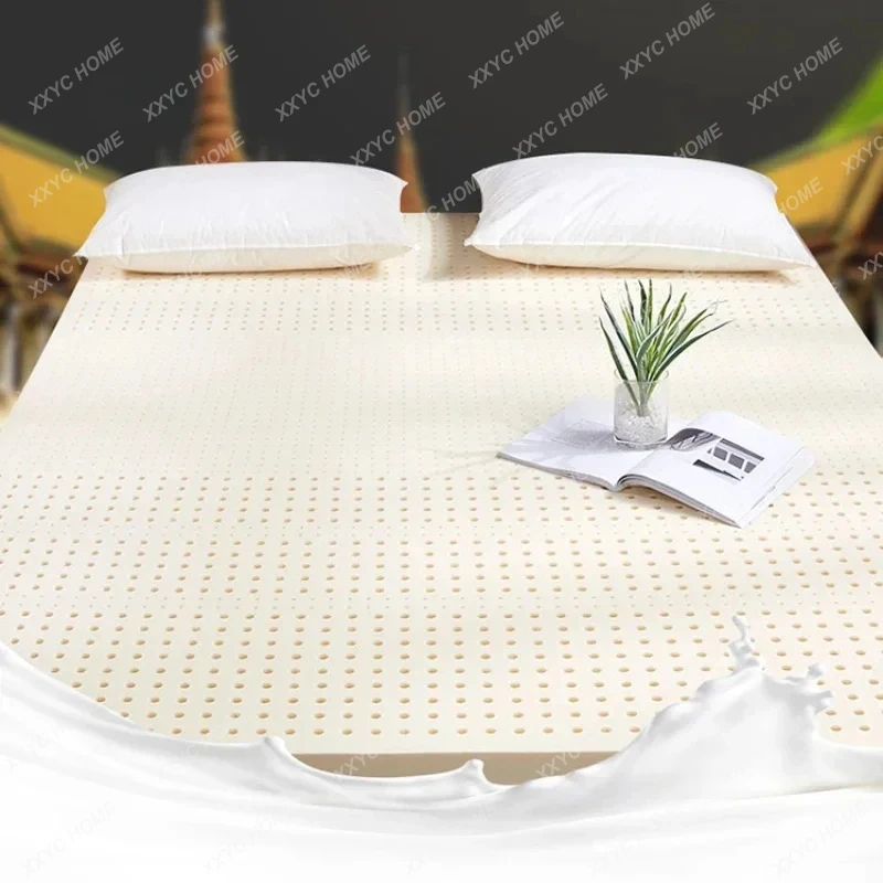 Bedroom Furniture Natural Latex Mattress Real Latex Liquid Mattress Home Single Double Mats with Cover Luxury Mattresses k