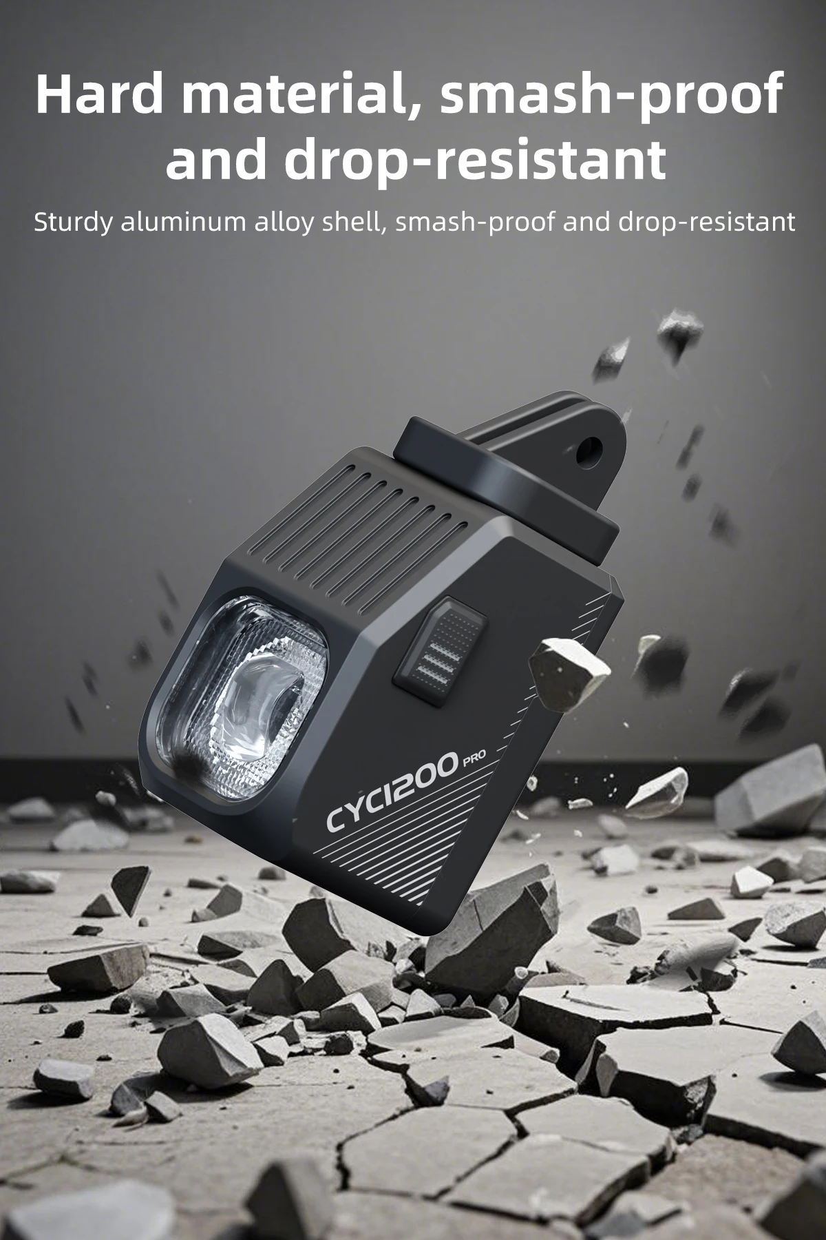 Wireless Remote Suspended Bike Headlight 1200 Lumens Cut-off Line Front Head Lamp Aluminum Alloy Road Mountain CYCLAMI 1200 Pro