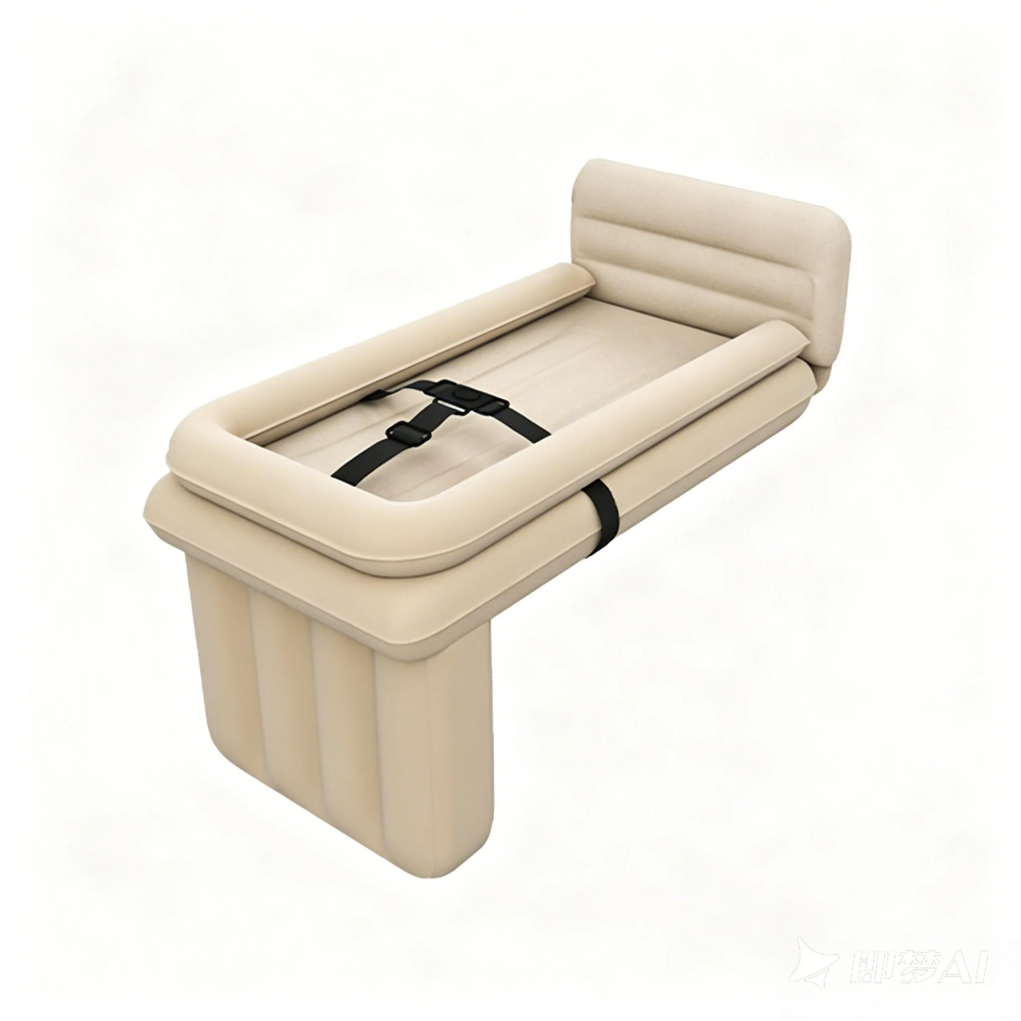 Cuna de Viaje para Bebé, Cojín para Asiento de Coche, Dispositivo para Dormir en Trenes de Alta Velocidad y Aviones para la Fila Trasera - Almohadilla de Confort para Viajes de Bebés