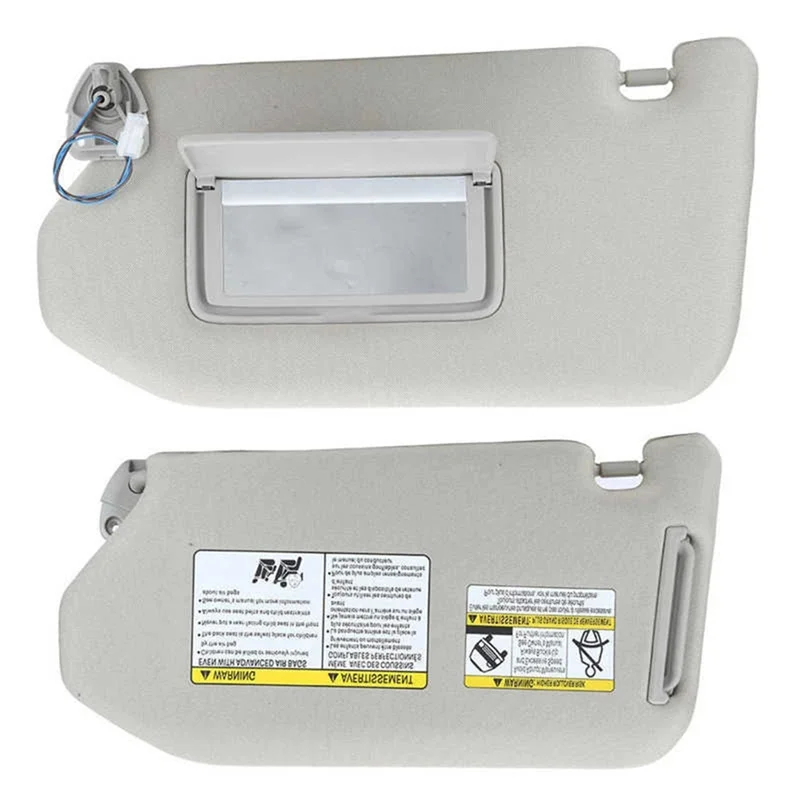 

1 пара автомобильных солнцезащитных козырьков в сборе, автомобильный солнцезащитный козырек в сборе 96400-9PB0A 96400-9PB0B для Pathfinder Infiniti QX60 JX35 13-19 серый