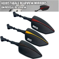 Motorcycle Mirrors for Yamaha YBR125 YBR 125 2010-2015 2016 2017 2018 2019 Screw Thread Left Right Rear Rearview  8/10mm