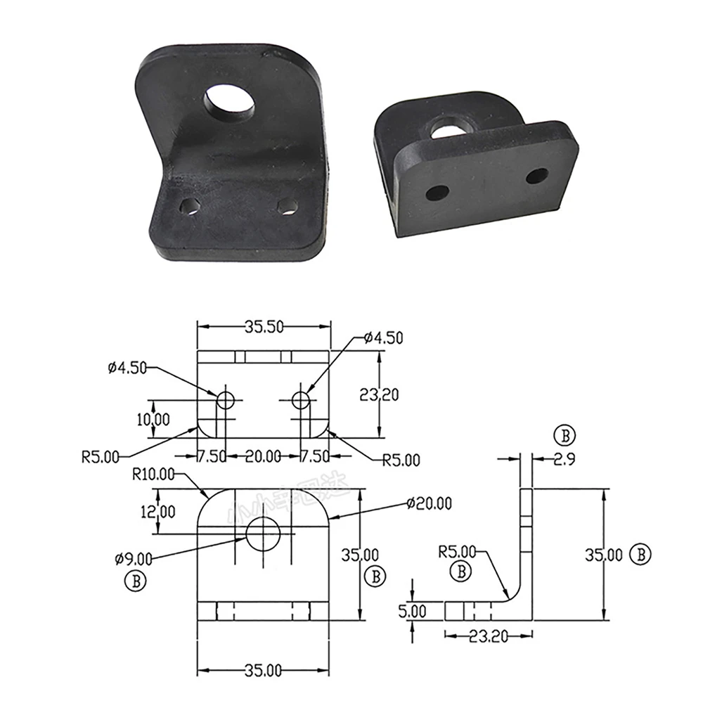 حامل مضخة قهوة مطاطي ممتص للصدمات ، مضخة ملف لولبي ، كبيرة وصغيرة ، 16 واط ، 47 واط ، 48 واط ، 52 واط ، جودة عالية ، 2 روض