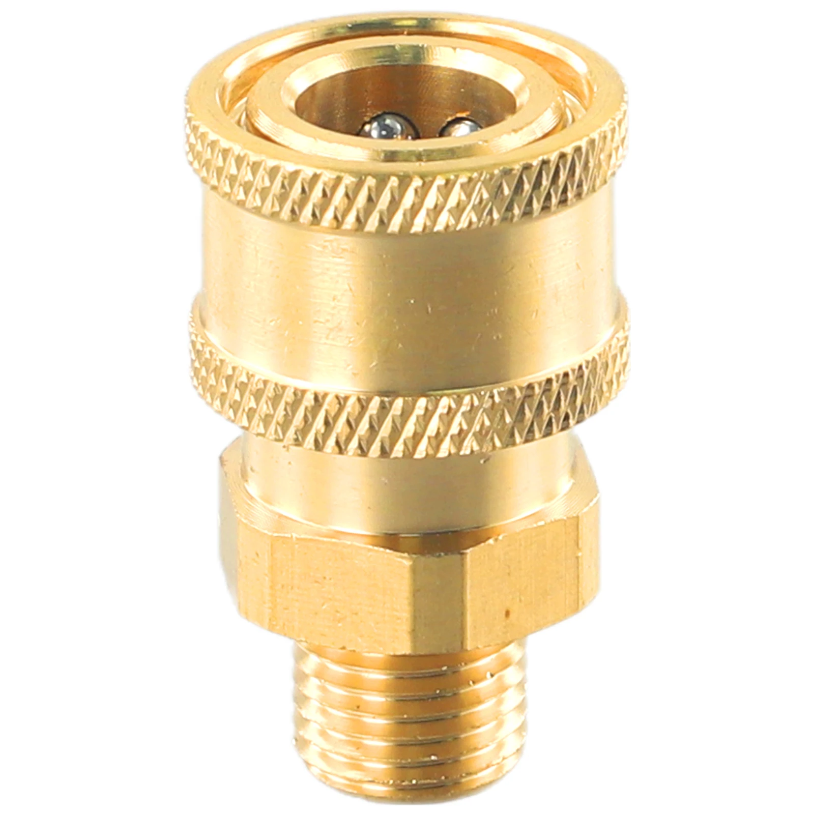 Quick Connect Pressure Washer Accessories Adapter Brass Coupler Quick-plug Replacement Spray Tough M22 To 1/4 Male