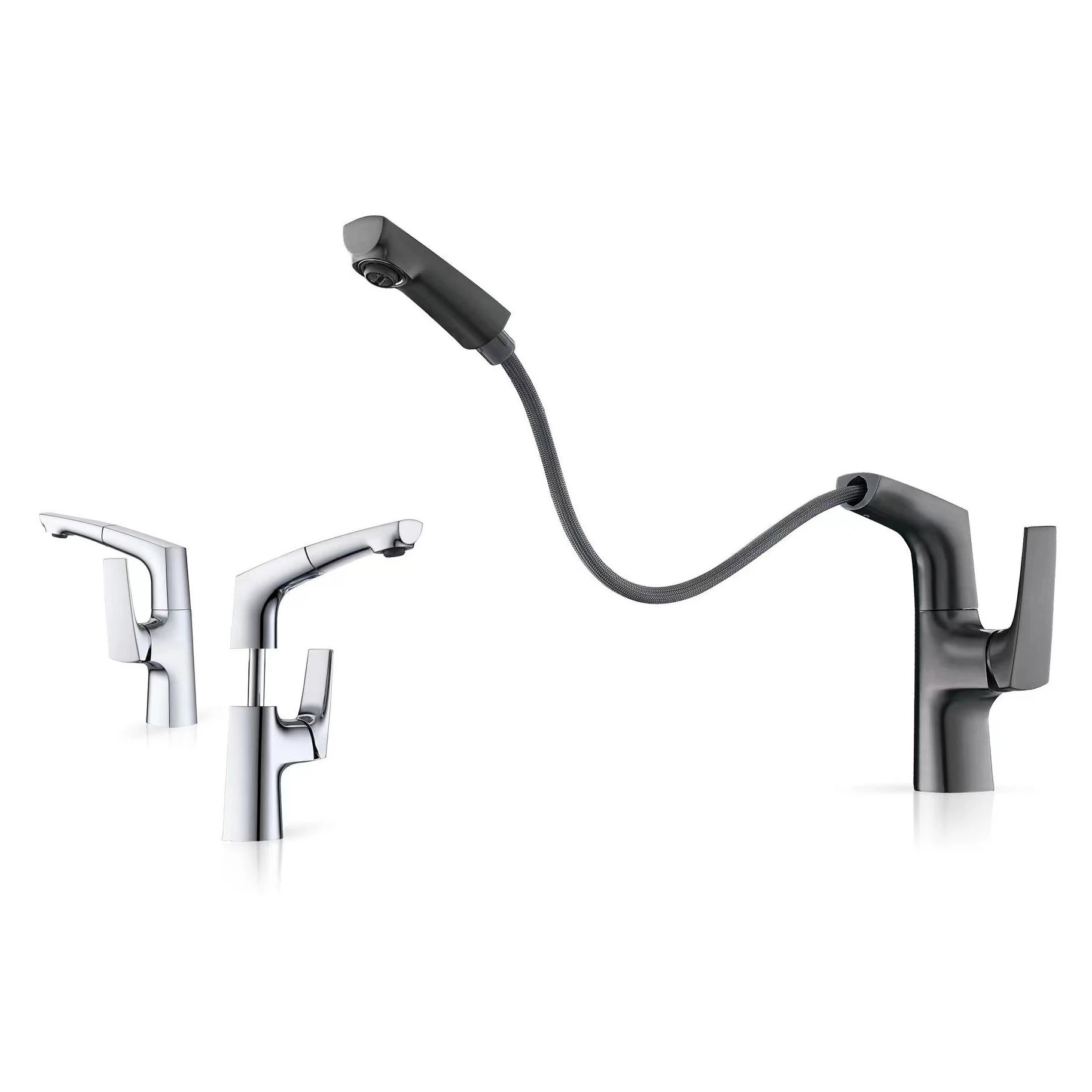 

Bathroom Mixer Taps cUPC Hotel Project Faucets Shower set Construction Solution Chrome Faucet Sanitary Hardware Pull out