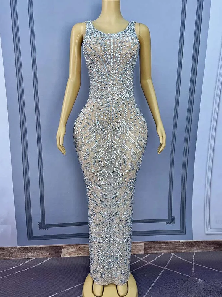 Wysokiej jakości sukienka z seksownymi ramiączkami, odkrytymi plecami i rozcięciem, wykonana metodą hot stamping, nowa kolekcja 2025, odzież damska na zamówienie.