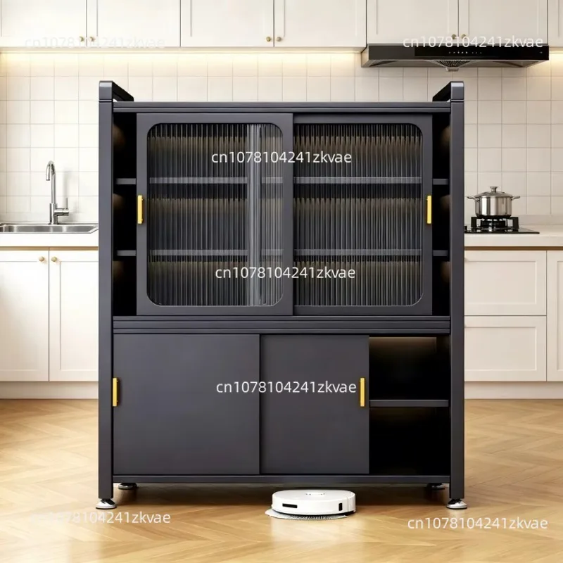 Modern Adjustable Steel Kitchen Storage Cabinet-Eco-Friendly Durable & Large Capacity for Home Use